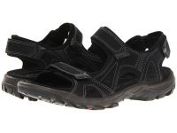 2016 ECCO Sport Euro Sandals for Men - Offroad Lite Sandal 2 - Black/Denim Blue/Desert Night/Synthetic On Sale